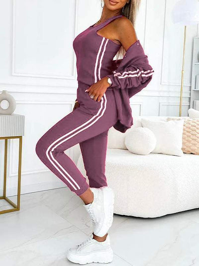 Daisy - three-piece baseball jacket and pants set